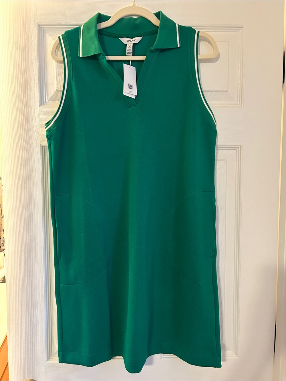 NWT Spanx green sleeveless dress-Sz M